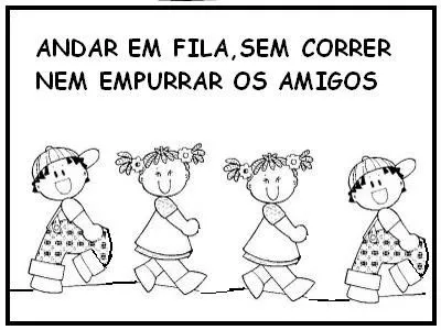 Regras de Respeito | Atividades para colorir Regras de Respeito | Atividades para colorir