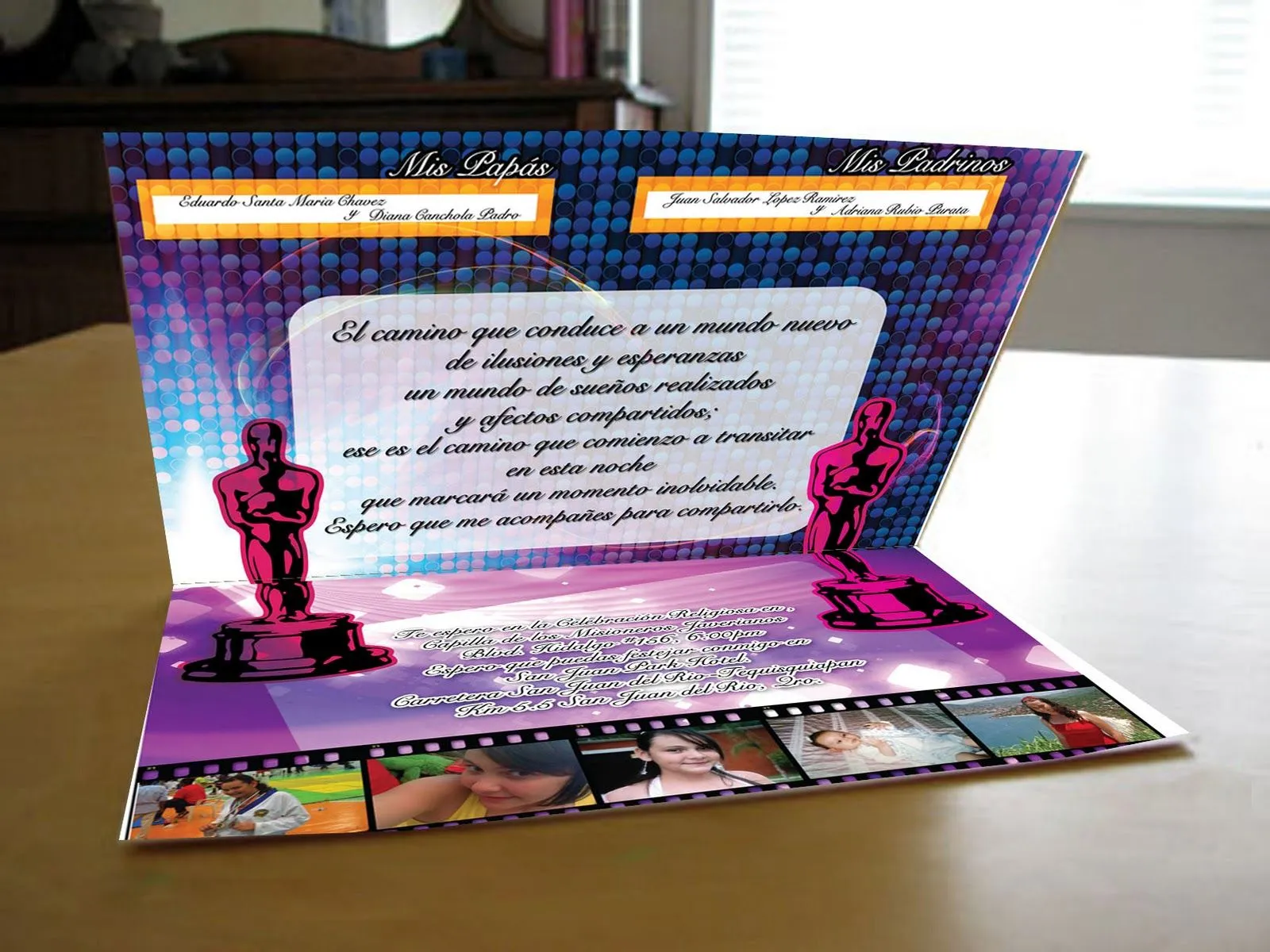 De Regreso a Wonderland: Invitación XV Años