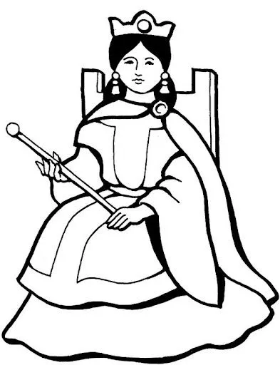 DIBUJOS DE REINAS PARA COLOREAR | Dibujos para colorear DIBUJOS DE REINAS PARA COLOREAR | Dibujos para colorear