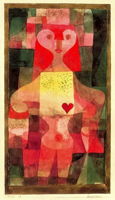 Reina de corazones de Paul Klee (1879-1940, Switzerland) Reina de corazones de Paul Klee (1879-1940, Switzerland)