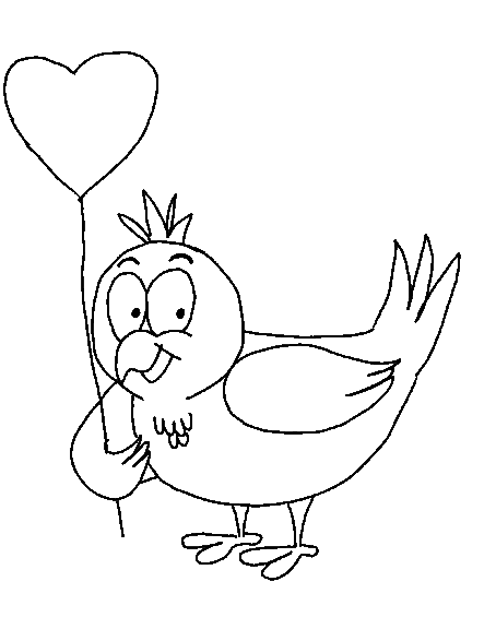 Dibujos para colorear de Animales enamorados, Plantillas para ...