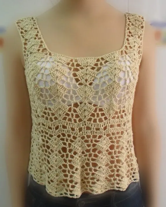 Blusas de verano tejidas a mano - Imagui Blusas de verano tejidas a mano - Imagui