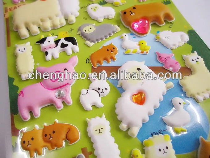 En relieve animales de espuma eva 3d etiqueta decoración de ...