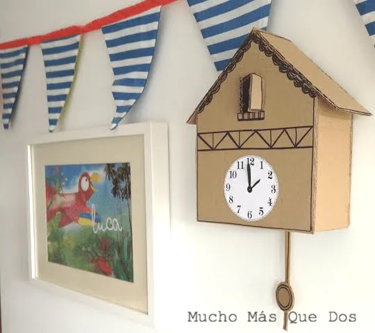 reloj de carton | facilisimo.com