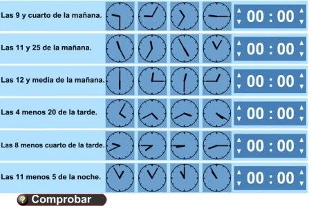 Reloj digital y analógico | Más de 3.000 recursos web en Inglés y ... Reloj digital y analógico | Más de 3.000 recursos web en Inglés y ...
