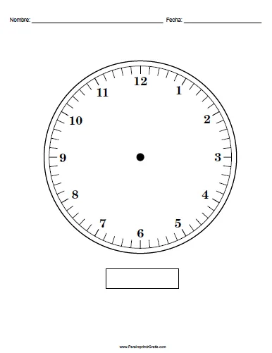 Reloj - Para Imprimir Gratis - ParaImprimirGratis.com Reloj - Para Imprimir Gratis - ParaImprimirGratis.com