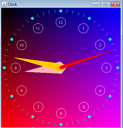 reloj con manecillas moviendosen y tiempo real echo en java ... reloj con manecillas moviendosen y tiempo real echo en java ...
