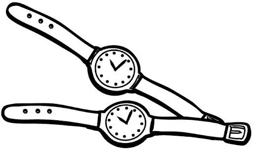 Relojes DE MANO para colorear - Imagui