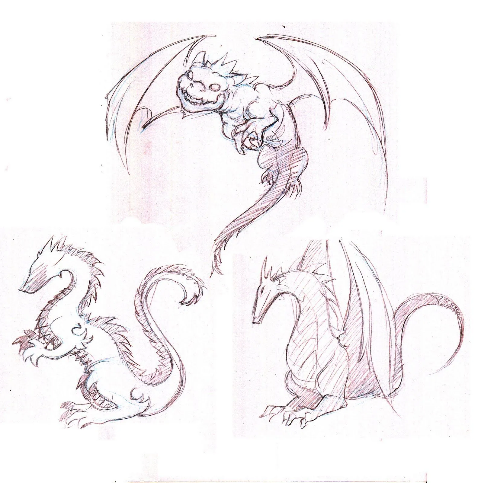 REMEMBER (VII): DRAGONES MANGA PARA SPOT DE TV (bocetos ... REMEMBER (VII): DRAGONES MANGA PARA SPOT DE TV (bocetos ...