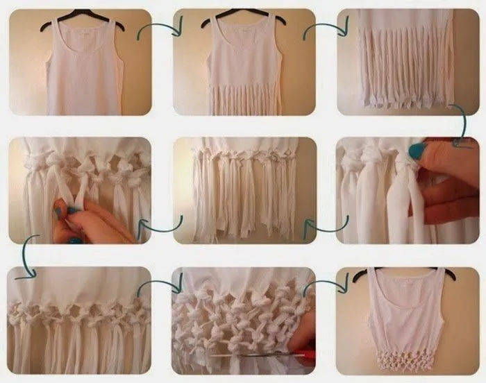 Cómo hacer una remera con nudos | Imágenes y Noticias