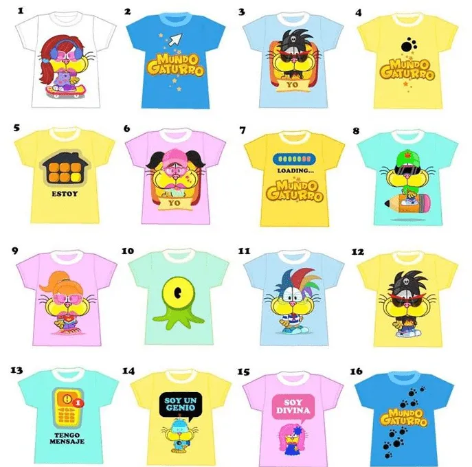 Las Remeras del Concurso!!!!!!!!!!!!!!!!! | Noticias Mundo Gaturro