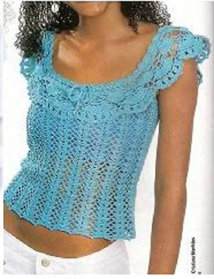 Remeras con crochet - Imagui