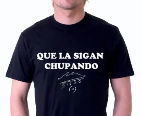 Remeras con las frases de Maradona para sentir el Mundial – BLOGERIN