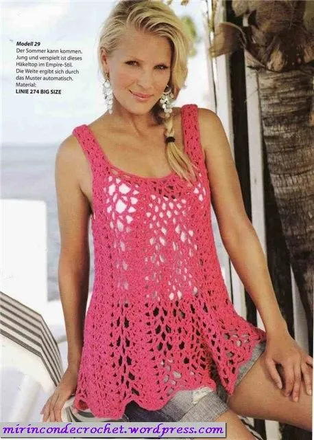 Remeras tejidas al crochet patrones - Imagui Remeras tejidas al crochet patrones - Imagui