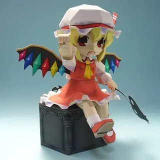 Remilia y Flandre Papercraft ~ 東方 The Oriental Zero Remilia y Flandre Papercraft ~ 東方 The Oriental Zero