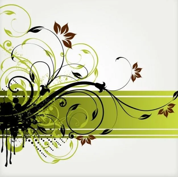 remolino florales de vectores de fondo | Descargar Vectores gratis remolino florales de vectores de fondo | Descargar Vectores gratis