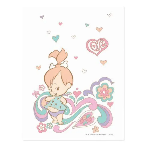 Remolinos del amor de PEBBLES™ Tarjetas Postales | Zazzle