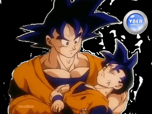 render de goku y gohan by vaer2000 on DeviantArt