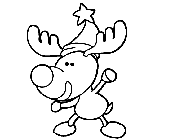 Dibujos de renos de navidad - Imagui