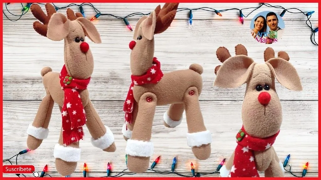 Cómo Hacer un Reno Navideño Patas Largas Articuladas - Arte en Tus Manos con Lili y Sam Cómo Hacer un Reno Navideño Patas Largas Articuladas - Arte en Tus Manos con Lili y Sam
