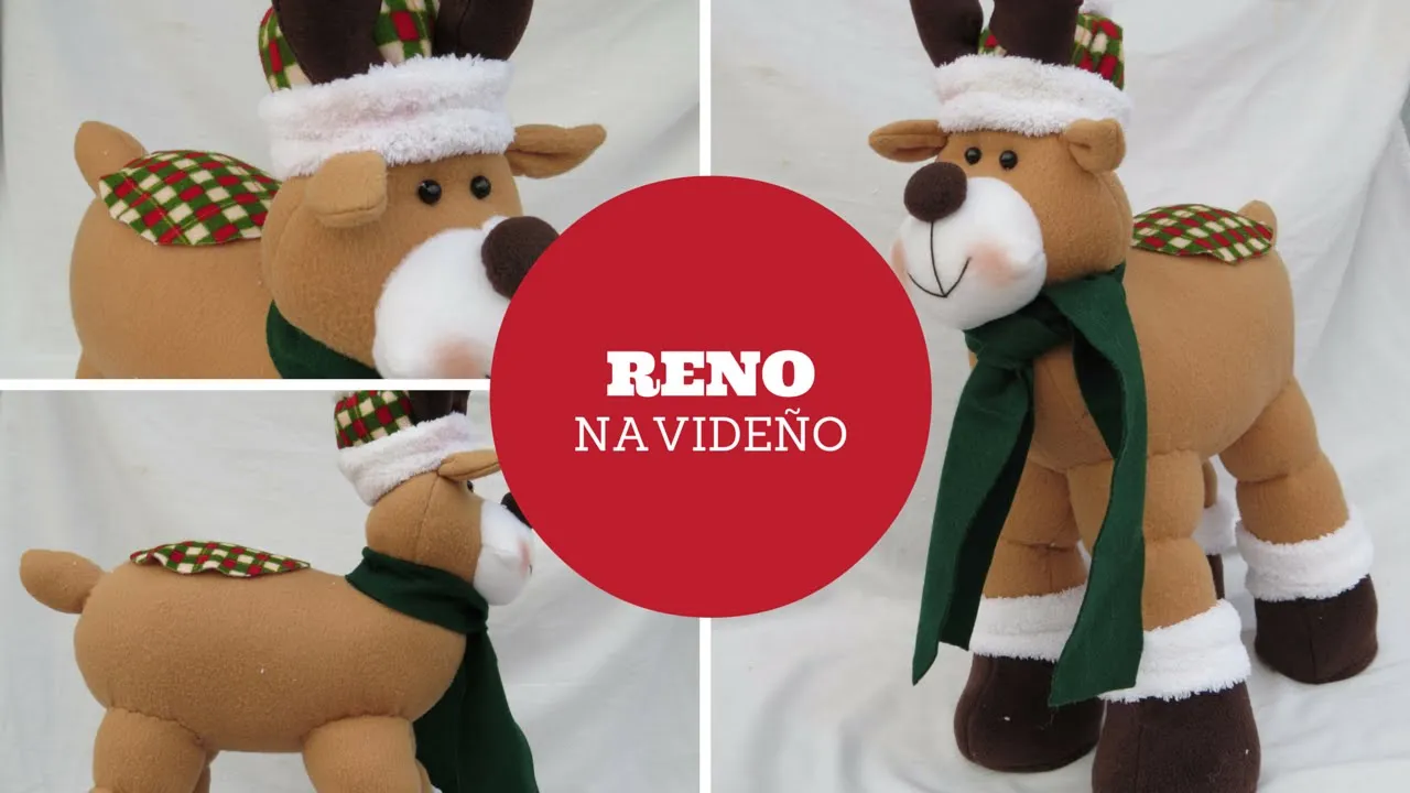 RENO NAVIDEÑO EN TELA | ARTEJESICA | MUÑEQUERIA NAVIDEÑA - YouTube RENO NAVIDEÑO EN TELA | ARTEJESICA | MUÑEQUERIA NAVIDEÑA - YouTube