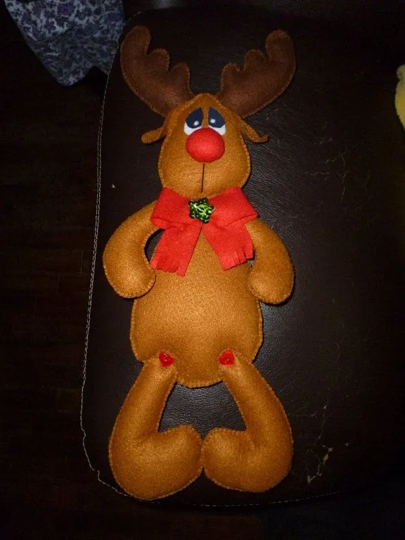 Manualidades navideñas renos - Imagui