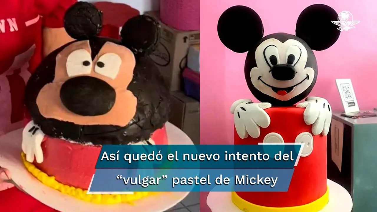 Repostera del “horrible” pastel de Mickey Mouse lo vuelve a intentar; este es el resultado - YouTube Repostera del “horrible” pastel de Mickey Mouse lo vuelve a intentar; este es el resultado - YouTube