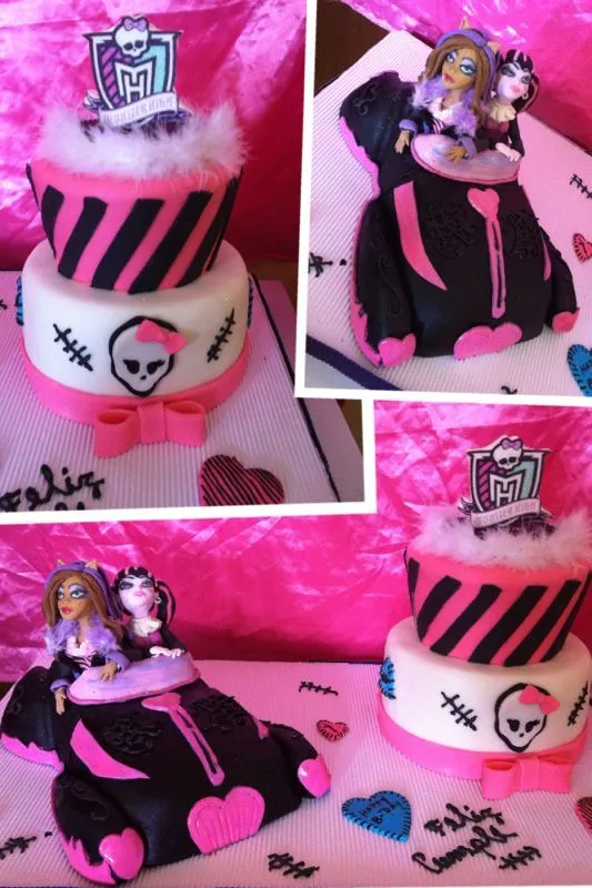 TORTA MONSTER HIGH | Repostería Artística Sandra