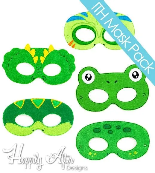 Reptile Mask Embroidery Design Pack Frog Mask Snake Turtle - Etsy Israel Reptile Mask Embroidery Design Pack Frog Mask Snake Turtle - Etsy Israel