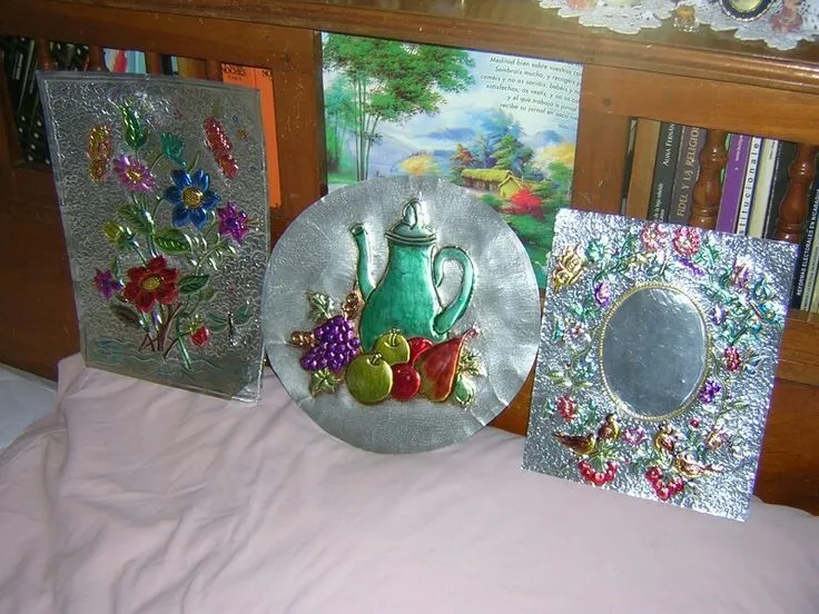 Repujado en aluminio | Manualidades de MINERVA | Pinterest Repujado en aluminio | Manualidades de MINERVA | Pinterest