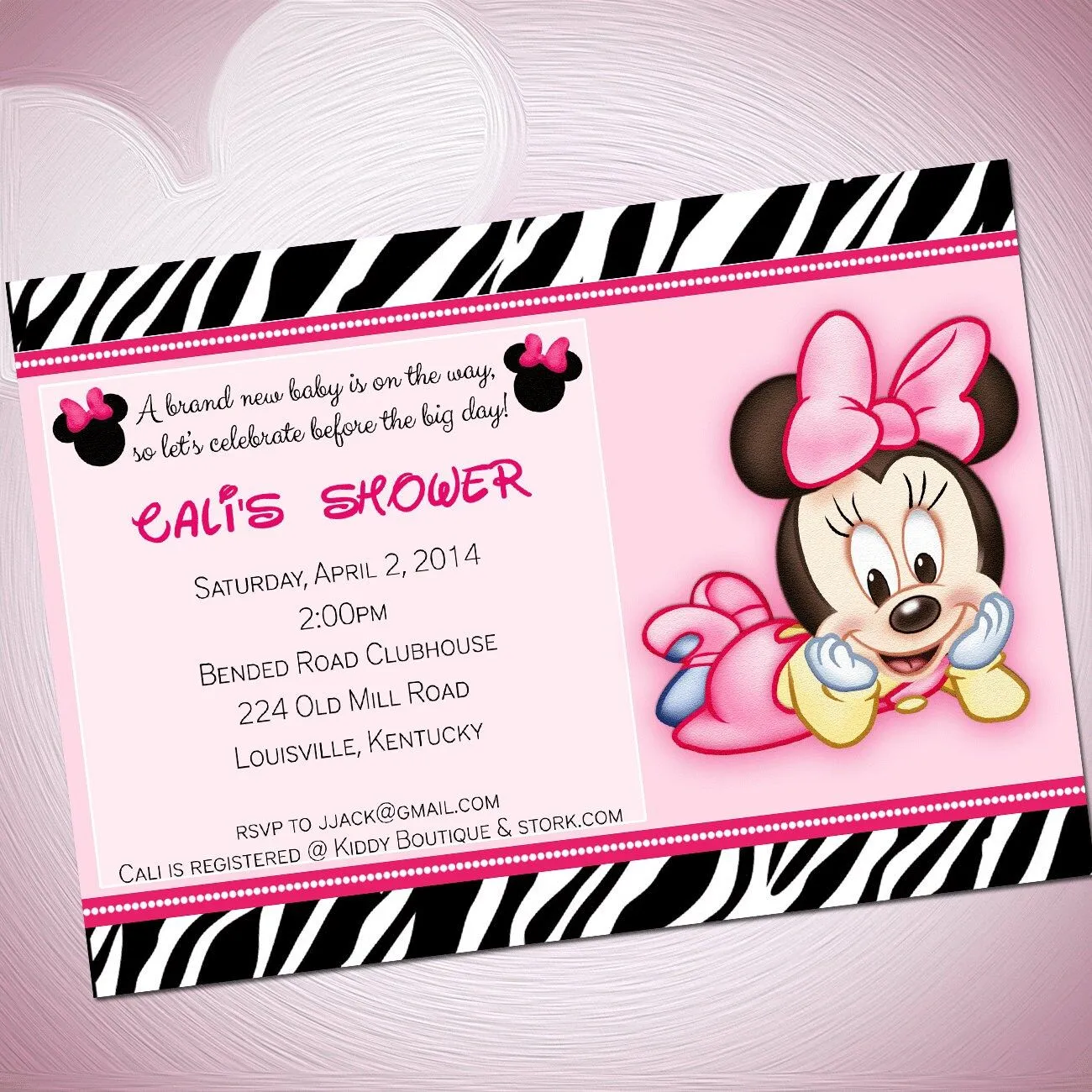 Little Minnie Mouse Baby Shower by 1111PixelProductions on Etsy