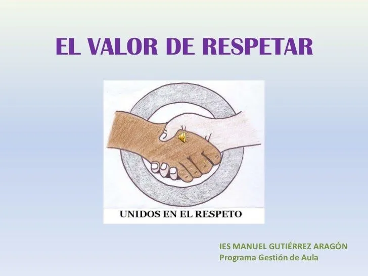 El valor de respetar