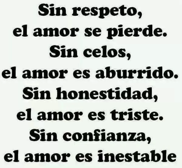 Sin respeto, el amor se pierde. | Cartas de amor y pasión Sin respeto, el amor se pierde. | Cartas de amor y pasión