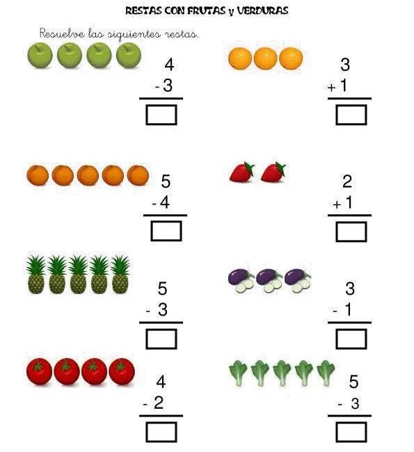 Ya estoy en primero: APRENDEMOS A RESTAR SIN LLEVADAS