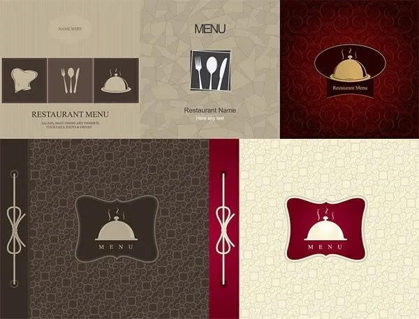 Restaurant menu cover vector Free vector in Encapsulated ...
