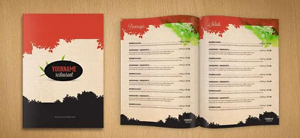 Restaurant Menu PSD Template - Free PSD Files