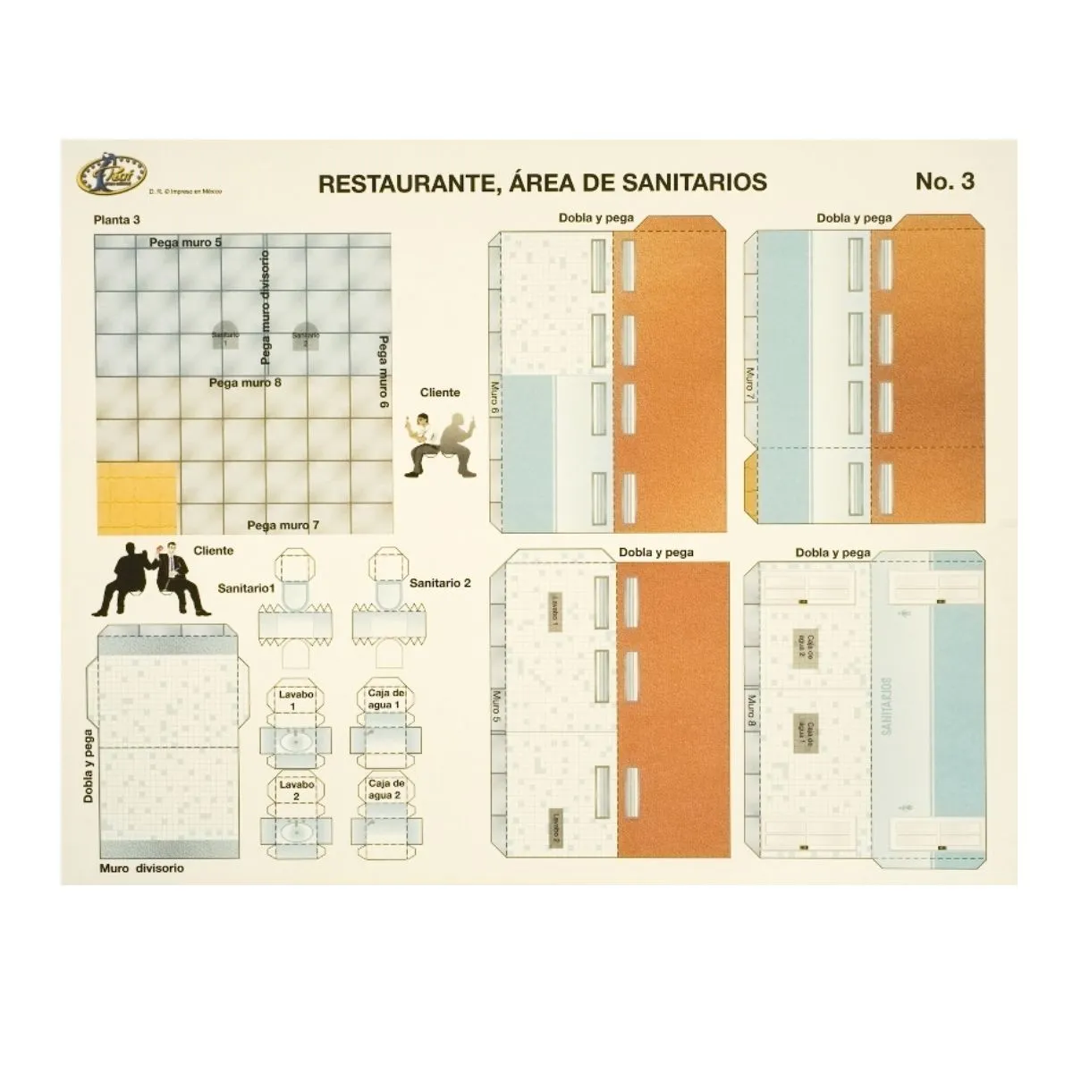 RESTAURANTE Maqueta para recortar y Armar – Fuji Hands RESTAURANTE Maqueta para recortar y Armar – Fuji Hands