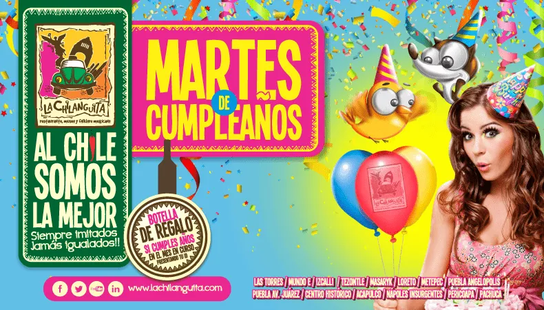 Restaurantes con promociones para festejar cumpleaños en df ...
