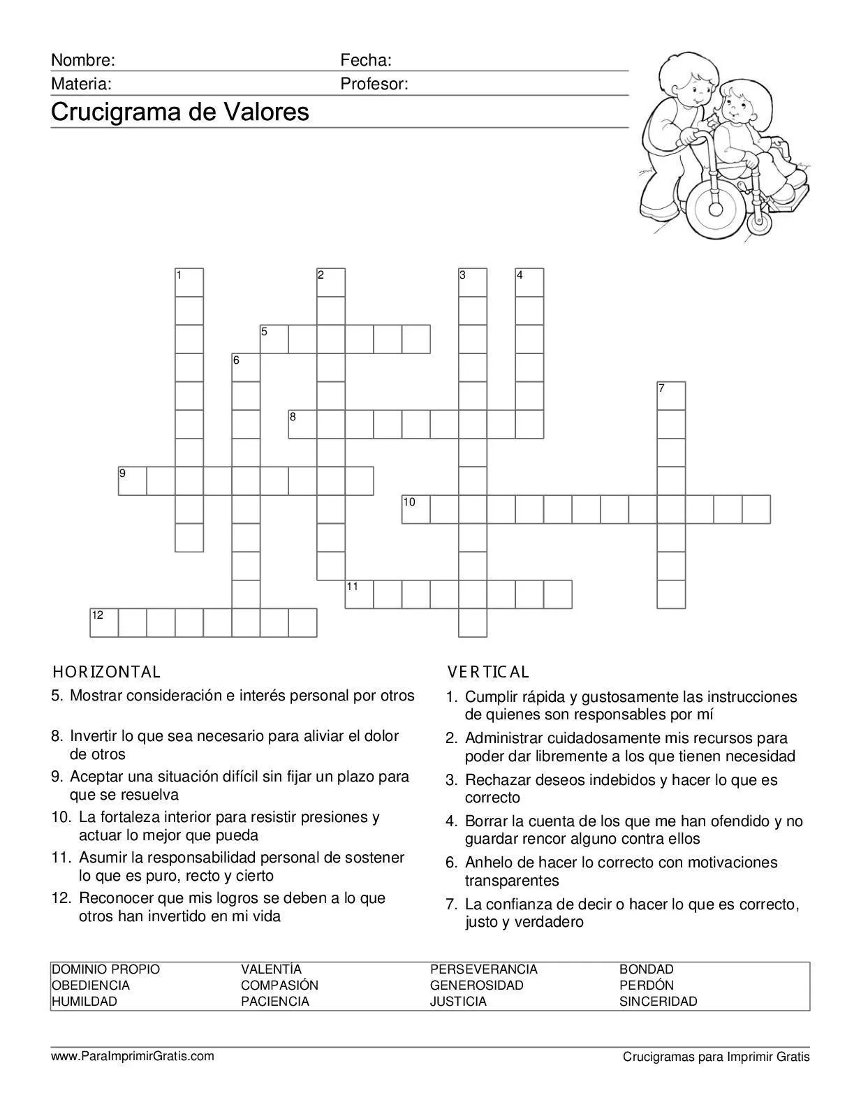 Resuelve el siguiente crucigrama con valores que día a día practicamos me faltan la 6, 8, 9, 12 - Brainly.lat Resuelve el siguiente crucigrama con valores que día a día practicamos me faltan la 6, 8, 9, 12 - Brainly.lat