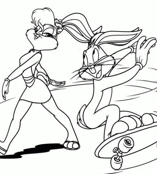Dibujos para colorear bugs bunny y lola - Imagui Dibujos para colorear bugs bunny y lola - Imagui