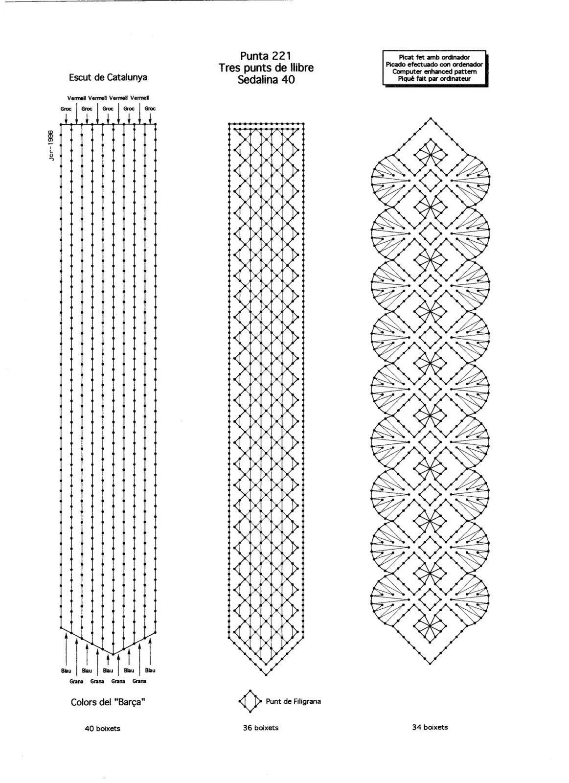Resultado de imagen de encaje de bolillos patrones gratis | Bobbin lace,  Crochet bookmark pattern, Bobbin lace tutorial