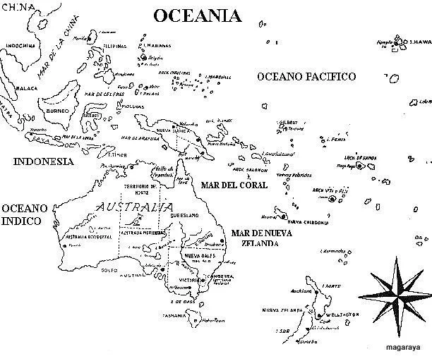 Resultado de imagen para mapa de oceania con nombres y divisiones para | Mapa de oceania, Oceanía, Enseñanza de la geografía Resultado de imagen para mapa de oceania con nombres y divisiones para | Mapa de oceania, Oceanía, Enseñanza de la geografía