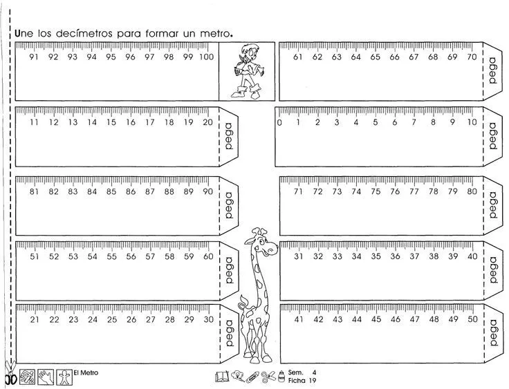 Resultado de imagen para metro en papel para imprimir | Libros de tercer grado, Actividades de medición, Matematicas tercer grado Resultado de imagen para metro en papel para imprimir | Libros de tercer grado, Actividades de medición, Matematicas tercer grado