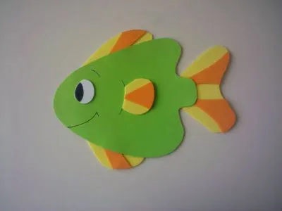 Resultado de imagen para peces de foamy | manualidades niños ... Resultado de imagen para peces de foamy | manualidades niños ...