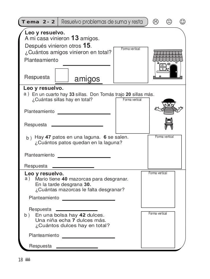 Resultado de imagen para problemas de matematicas de suma y resta para primer g… | Matemáticas de primer grado, Segundo grado de primaria, Matematicas segundo grado Resultado de imagen para problemas de matematicas de suma y resta para primer g… | Matemáticas de primer grado, Segundo grado de primaria, Matematicas segundo grado