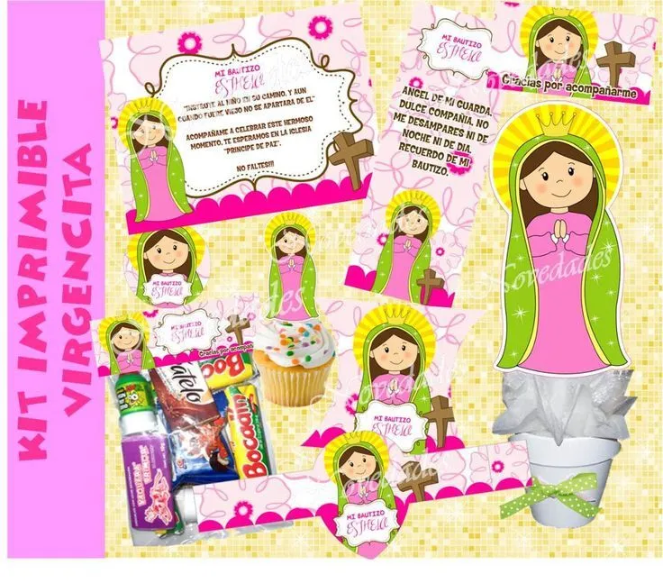 Resultado de imagen para virgen guadalupe candy | Bautismo ...