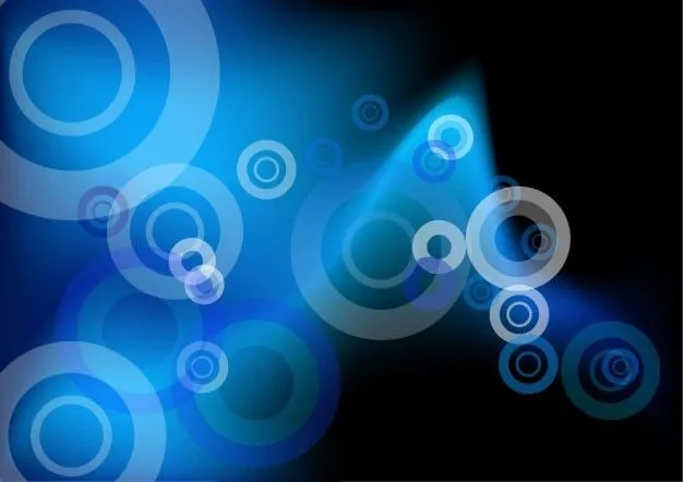 resumen de los círculos de color azul de fondo vector | Descargar ... resumen de los círculos de color azul de fondo vector | Descargar ...
