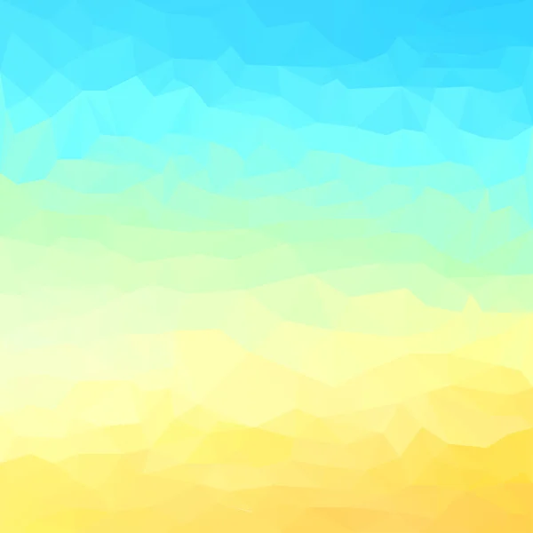 Resumen verano brillante cielo y arena fondo triangular poligonal ...