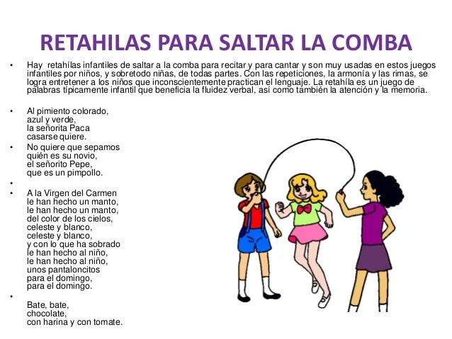 Retahilas para niños de primaria - Imagui