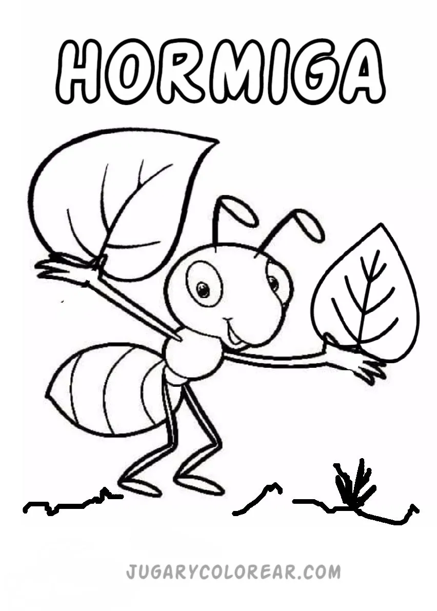 Retahílas para niños y hormigas para colorear - Jugar y Colorear Retahílas para niños y hormigas para colorear - Jugar y Colorear
